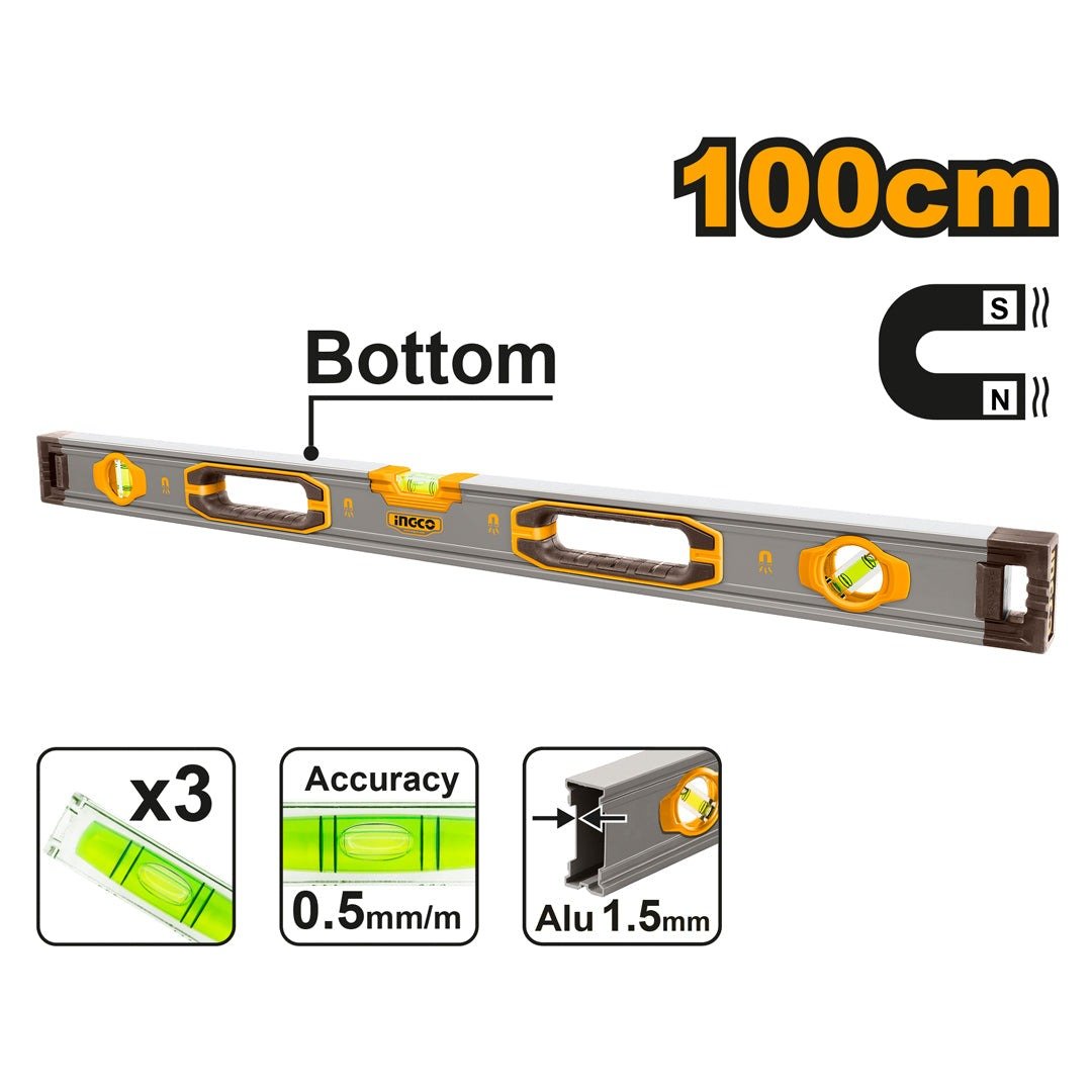 HSL38100M Niveau a Bulle Magnetique 100CM
