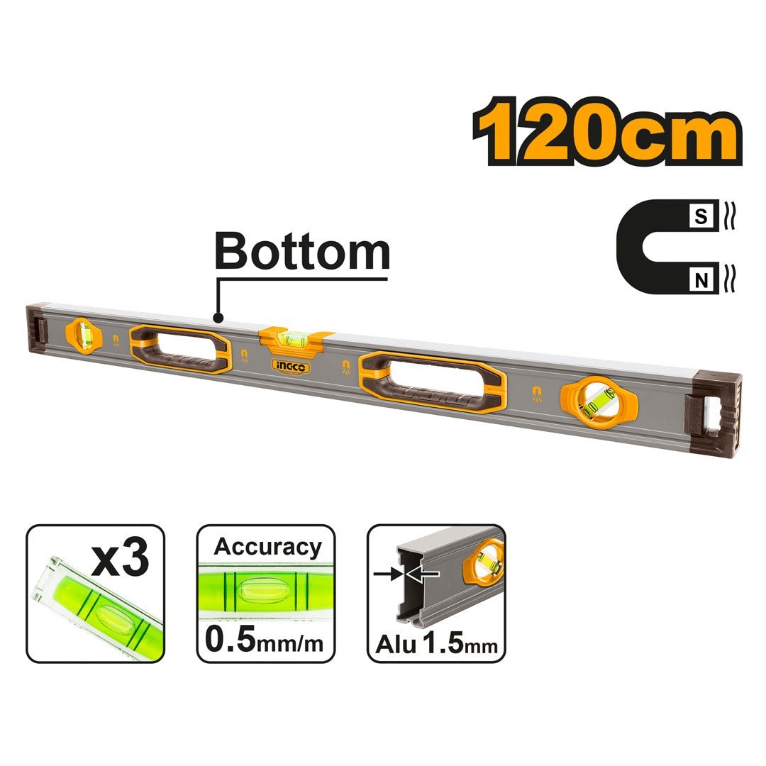 HSL38120M Niveau a Bulle Magnetique 120CM