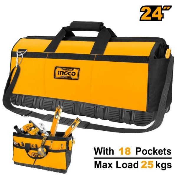 Sac a Outils 60CM Rigide, Poches Internes et Exter