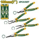 Jeu de pince à circlips 4Pcs Jadever JDPS2604