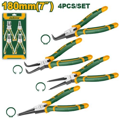 JDPS2604 Jeu de pince à circlips 4Pcs Jadever JDPS2604