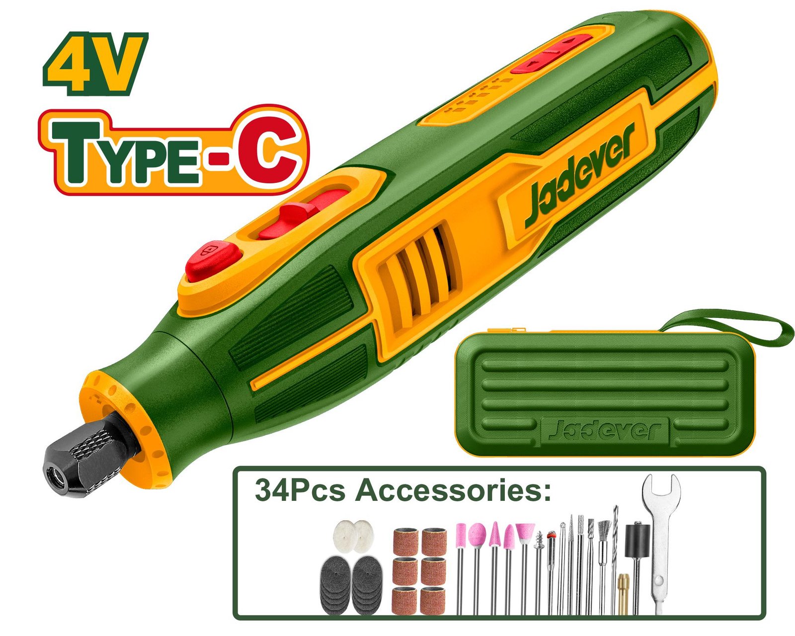 JDRYP1504 Meuleuse sans fil Jadever JDRYP1504