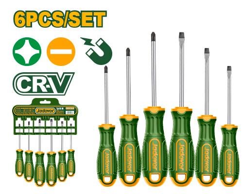 Jeu de tournevis x6pcs Jadever JDSS1206