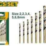 Ensemble De Forets Hélicoïdaux Hss De 7 Pièces Jadever JDTD3K01