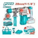 Marteau Perforateur 20v 28mm avec Sac 16″
