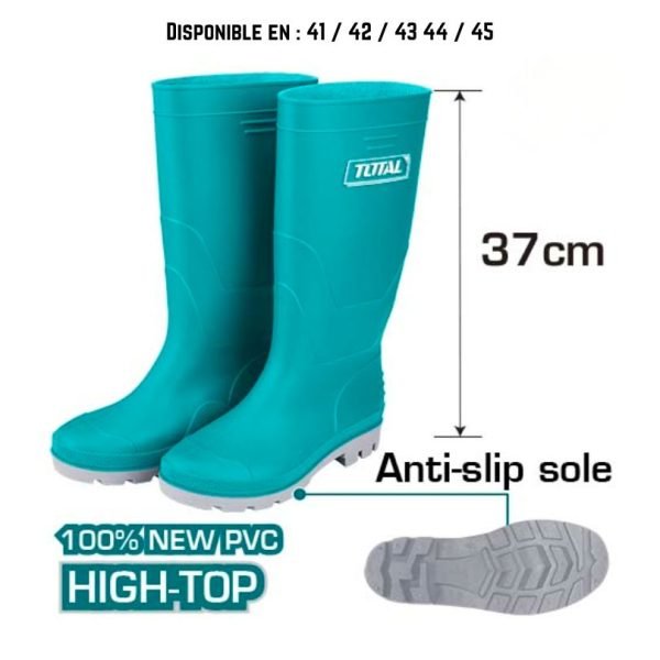 Bottes de pluie PVC 42
