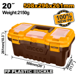 Boite a Outils en Plastique Pvc 20″