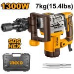 Marteau Burineur 6KG 1300W + 2 Burins