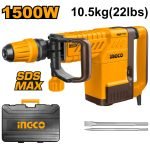 Marteau Burineur 10KG 1500W + 2 Burins