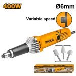Meuleuse Droite 6MM 400W + 3 Accessoires