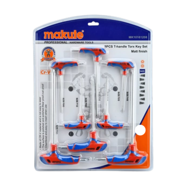 Jeu de clés Torx 8 pièces T-Handel