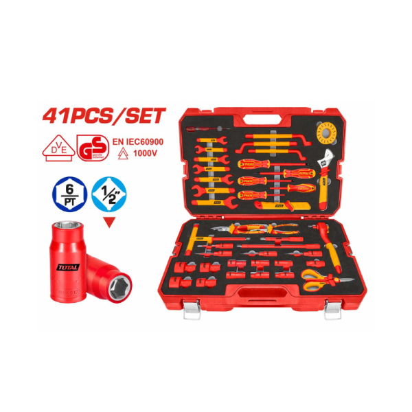 Ensemble d’outils à main isolés 41 pièces