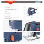 Scie sauteuse 710W 65mm