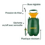 Pulvérisateur à pression 5L JDRS1550