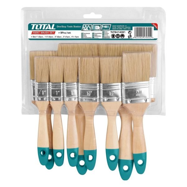 Ensemble de 9 pinceaux