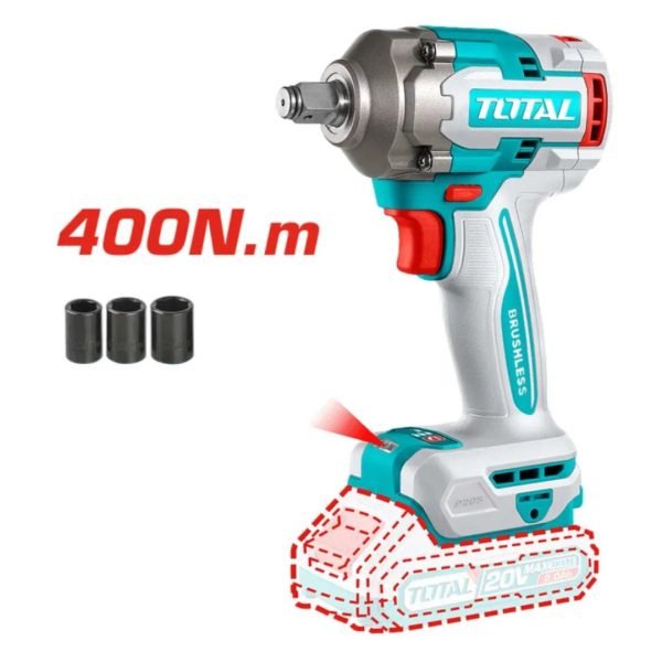 PACK Visseuse Perceuse+Clé à Choc 400 N·m 20V
