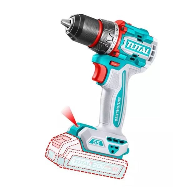 Visseuse Perceuse à Percussion 55N.m 20V (1BATT+CHARGEUR)
