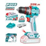 Visseuse Perceuse à Percussion 55N.m 20V (1BATT+CHARGEUR)