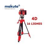 Niveau laser 4D 16 lignes avec Trépied