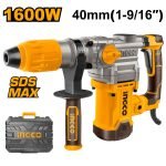 Marteau Perforateur Sds Max 1600W 38MM + 4 Forets