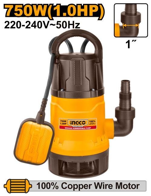 SPD7508 Pompe Submersible 750W 1HP