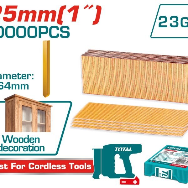 Clous sans tête 25 mm TAC06825