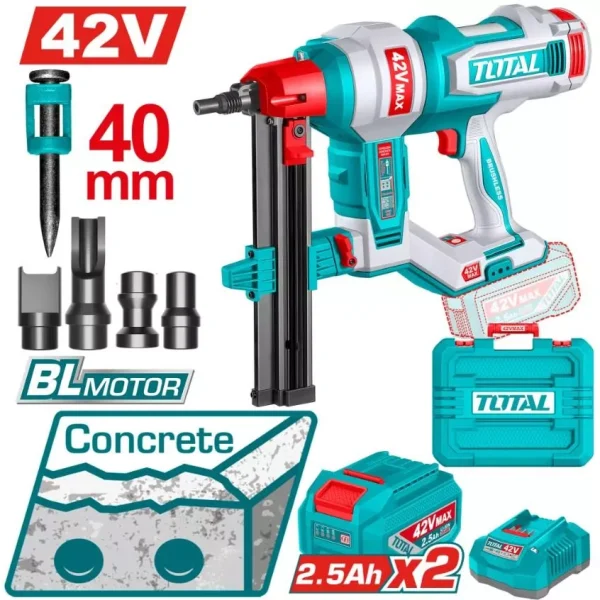 Pistolet à béton à batterie 42 V TCNLI420602