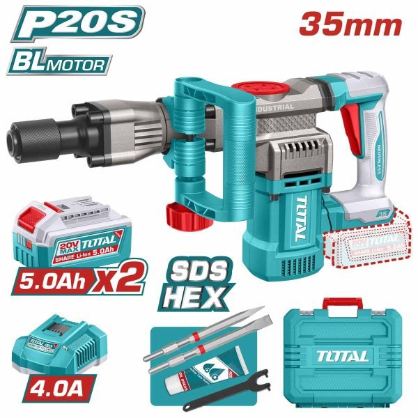 Marteau démolisseur sans fil 20 V Brushless TDBLI203582