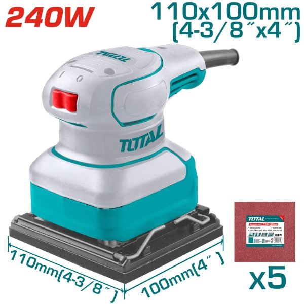 Ponceuse vibrante à paume carré 240W – TF2241108.
