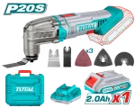 OUTIL MULTI-FONCTIONS 20V 2AH TMLI20228