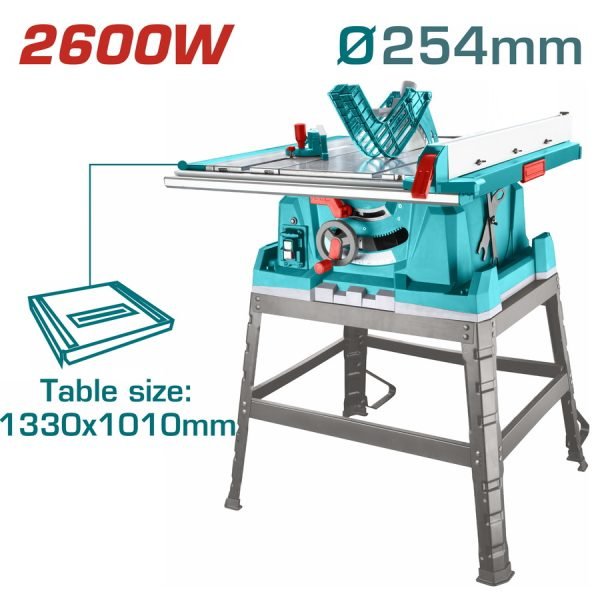 Scie à table 2600 W TS526043 – Lame 254 mm