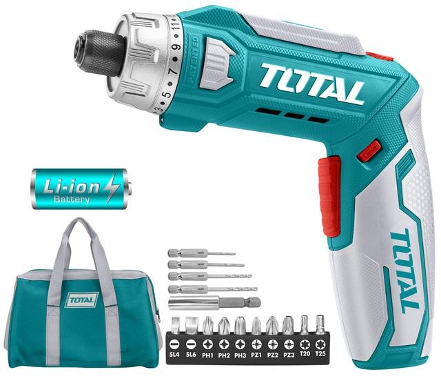 TSDLI0801 Tournevis sans fil au lithium-ion 110-240V-50/60Hz