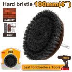 Brosse de Nettoyage 4″ pour Visseuse à Poils Durs