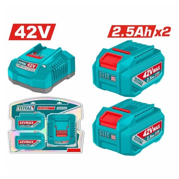 Kit de 3 batteries lithium-ion 42 V 2,0 Ah TFBCPM20221
