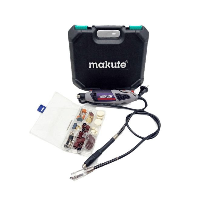 aa1 Makute Mini perceuse + 52 accessoires en coffret 500W
