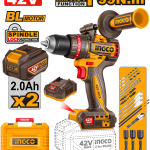 Perceuse-visseuse 42v+2 Batteries 99NM Balais