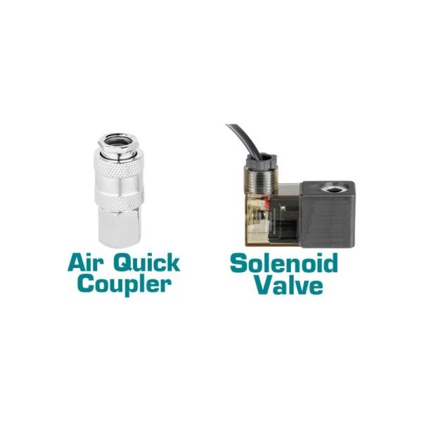 Compresseur d’air 50L double moteur – 2×1200W 3.2HP 8 Bars
