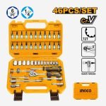 Malette de Douilles 46 Pcs 1 / 4 np