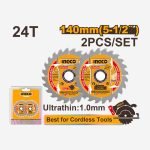 2 Disque pour Scie Circulaire a Batterie CSLI14021