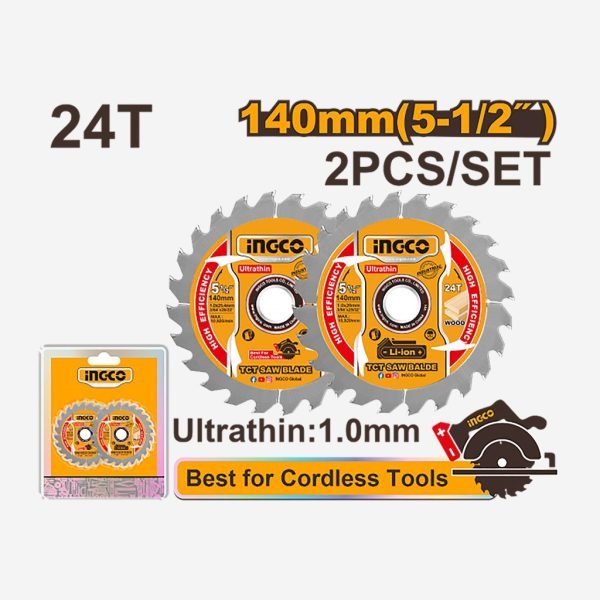 2 Disque pour Scie Circulaire a Batterie CSLI14021