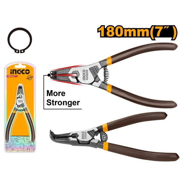 Pince Circlips Exterieur a Tete Courbee 180MM