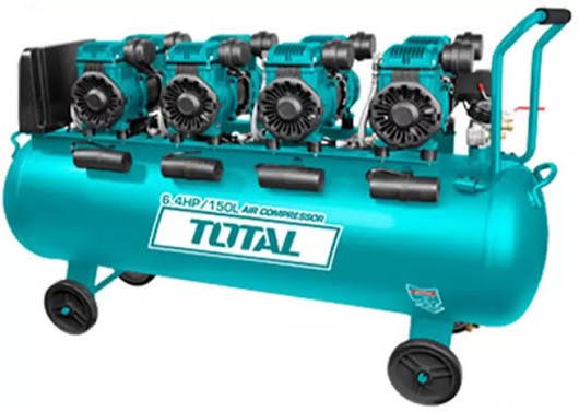 Compresseur d’air 150 L sans huile 6,4 HP TCS4481508
