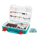Kit d’accessoires pour mini perceuse 420 pièces TAKMG4208