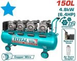 Compresseur d’air 150 L sans huile 6,4 HP TCS4481508