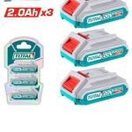 Kit de 3 batteries lithium-ion 20V 2,0 Ah TOSLI240311
