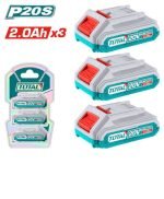 Kit de 3 batteries lithium-ion 20V 2,0 Ah TOSLI240311
