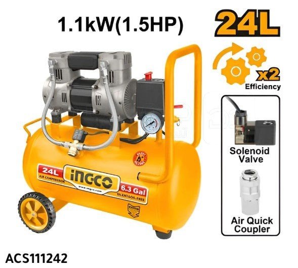 Compresseur 24L 1100 (1.5h) NR