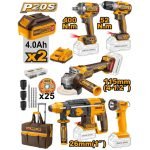 Kit de 5 Machines Bat 4ah-NR
