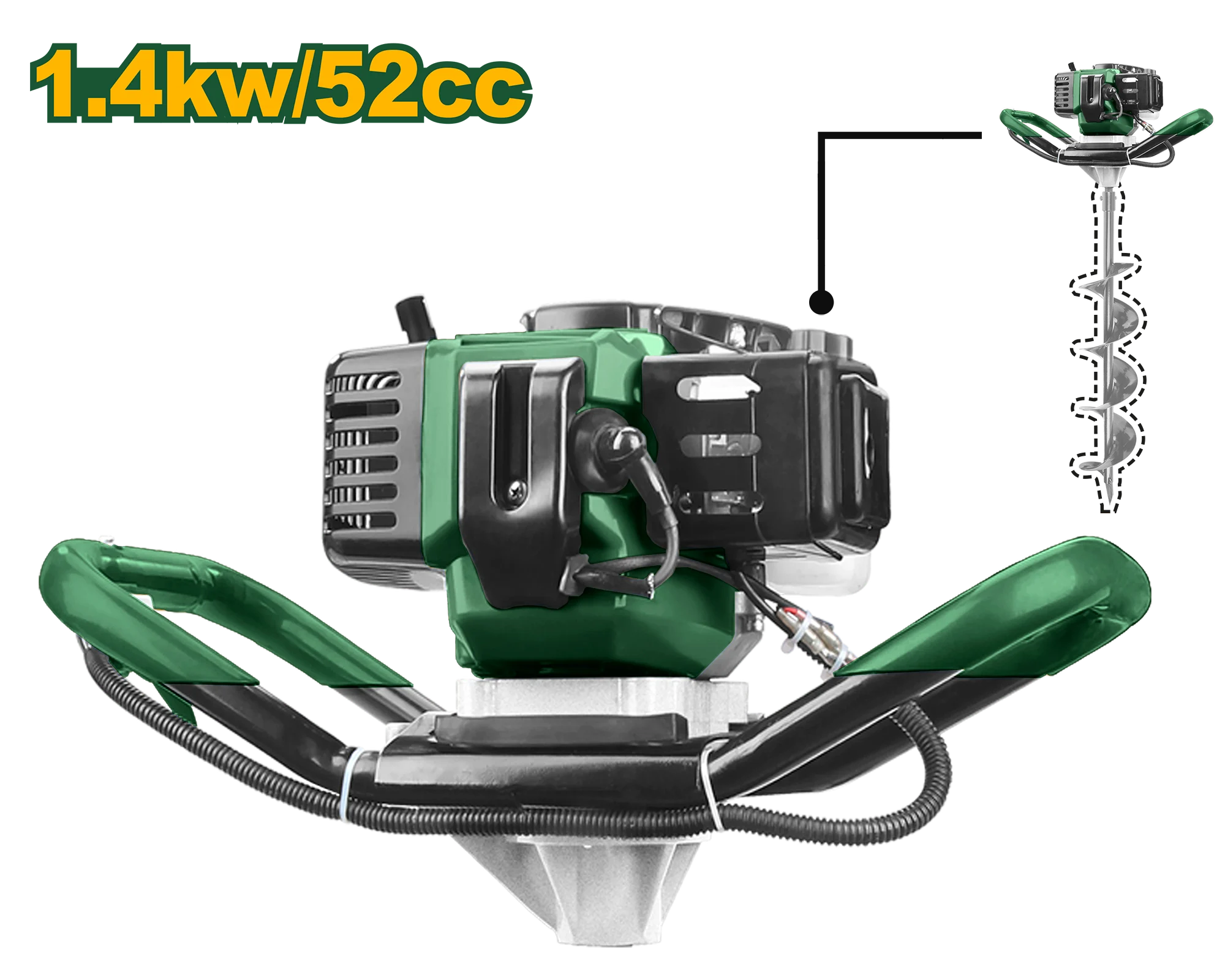 jddz1a52-1 Tarière 52cc 1.4kw JAD