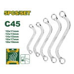 Jeu de 5 clés à anneau de type S JDFR4405